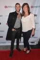 Actor Wilson Cruz (See I didn't call him Juanito... or Rickie) and Outfest Executive Director Kirsten Schaffer